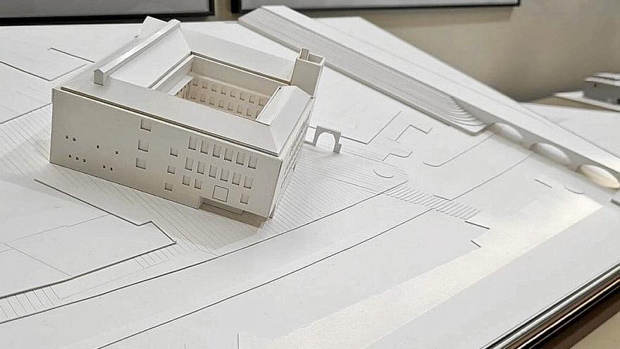 Última maqueta del proyecto del centro cultural San Francisco, en Sementales.