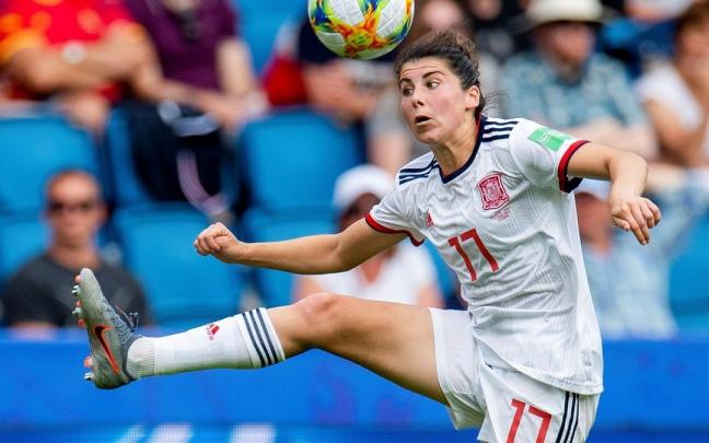 La vizcaina Lucía García, con la selección estatal.