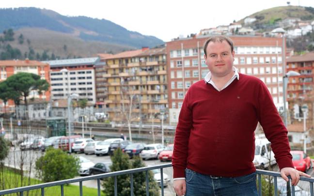 Ander Añibarro, alcalde de Laudio y candidato del PNV a la reelección.