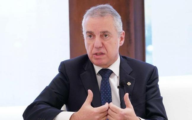 Urkullu, sobre el impuesto a los ricos: &ldquo;Hay que insistir al Gobierno espa&ntilde;ol en que aqu&iacute; tenemos nuestro propio r&eacute;gimen fiscal&rdquo;