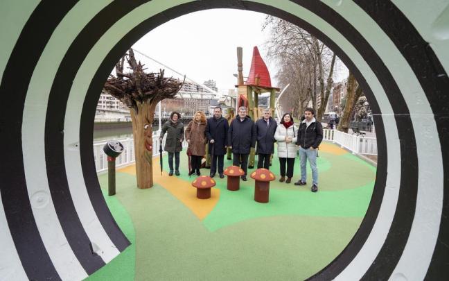 Juan Mari Aburto jolasgune berria bisitatu du