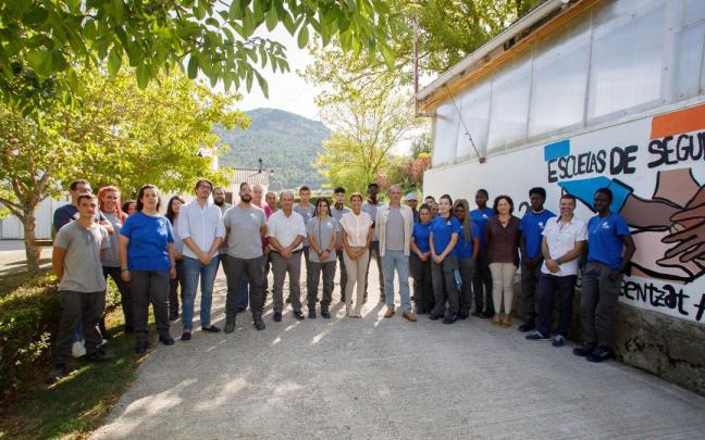 Chivite visita la Escuela Taller de la Fundación Ilundain Chivite visita la Escuela Taller de la Fundación Ilundain