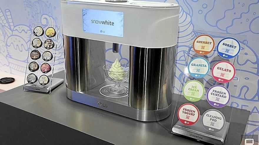 La máquina para hacer helados Snow White.