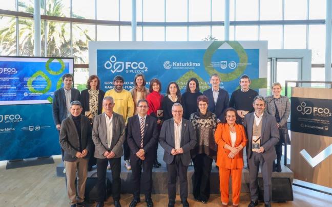 Diez empresas de Gipuzkoa reciben el reconocimiento del Fondo de Carbono Voluntario de Naturklima