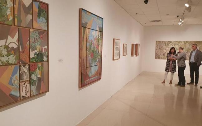 Ricardo Toja margolariaren erakusketa &ldquo;geografiko-biografikoak&rdquo;.