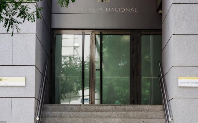 Entrada de la Audiencia Nacional.