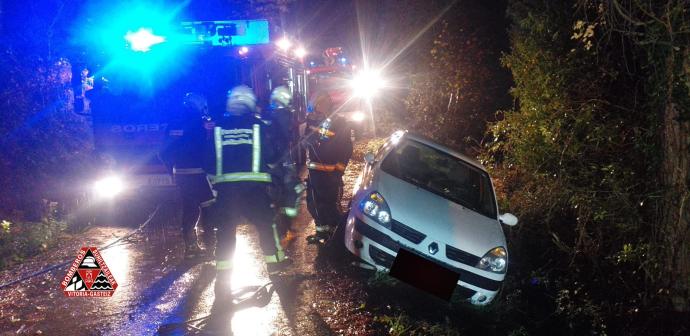 Instante del rescate.