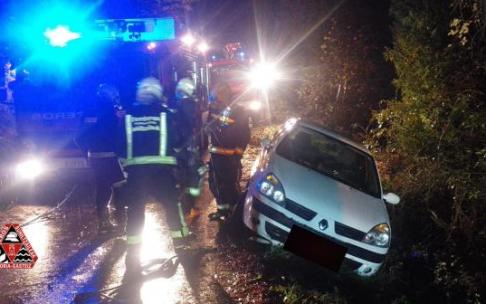 Instante del rescate.