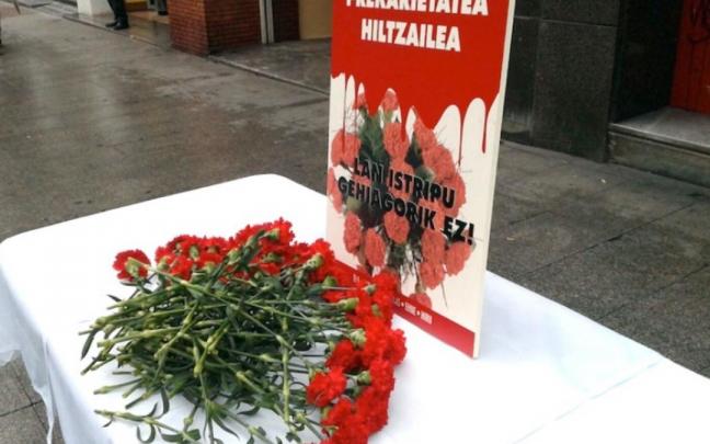 Protesta de LAB contra la precariedad laboral Protesta de LAB contra la precariedad laboral