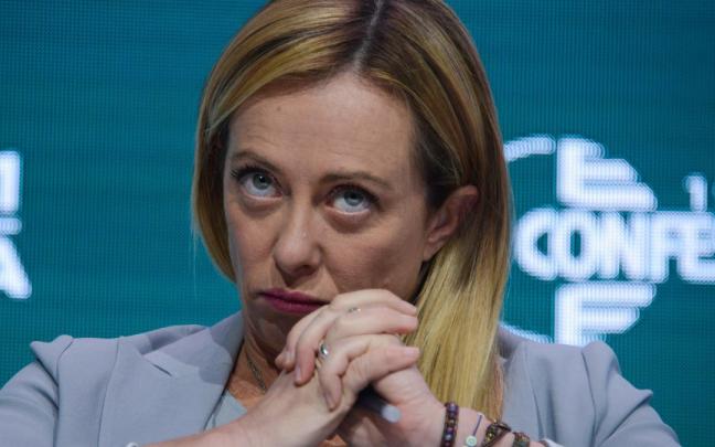 Giorgia Meloni, l&iacute;der de los Hermanos de Italia.