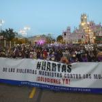 Imagen de una manifestaci&oacute;n en contra de la violencia machista.