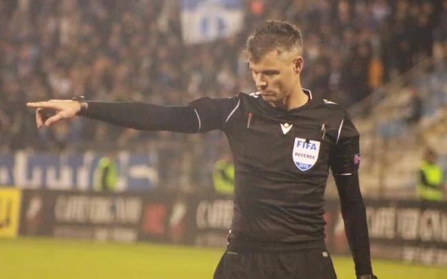 Enea Jorgji, en un partido internacional.