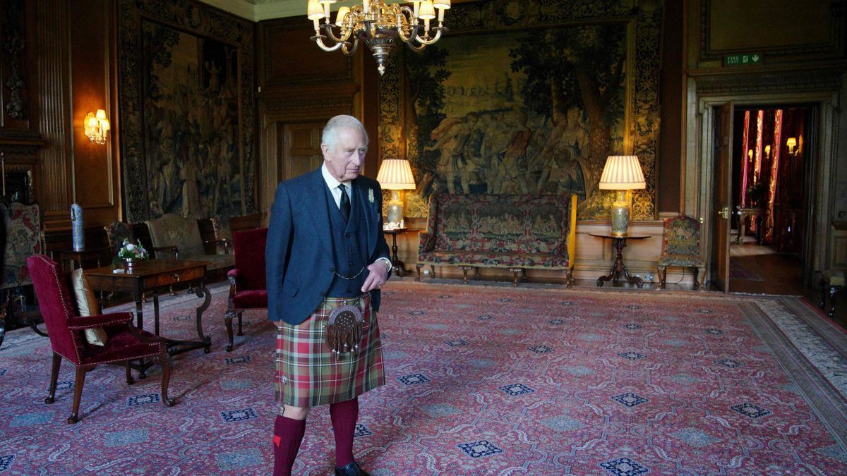 Carlos III, este lunes en Edimburgo