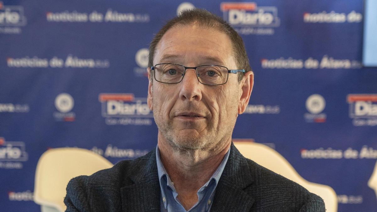 Goio Manrique, en el encuentro AgroAraba.