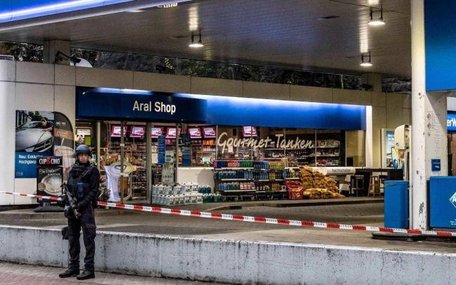 Imagen del lugar del asesinato en Alemania. Imagen del lugar del asesinato en Alemania.