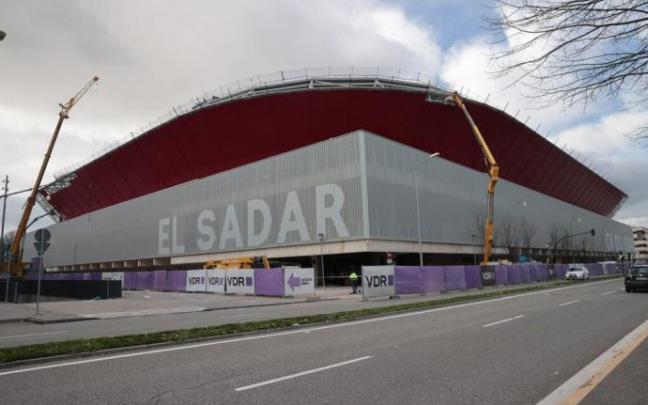 El Sadar durante las reformas.