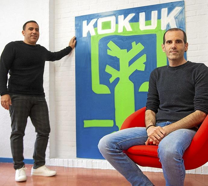 Aitor Jiménez y Javier Gómez de Arteche, de la asociación Kokuk. Foto: Jorge Muñoz