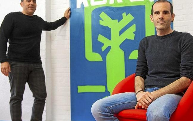 Aitor Jiménez y Javier Gómez de Arteche, de la asociación Kokuk. Foto: Jorge Muñoz