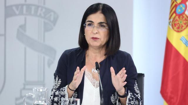 La ministra de Sanidad, Carolina Darias.