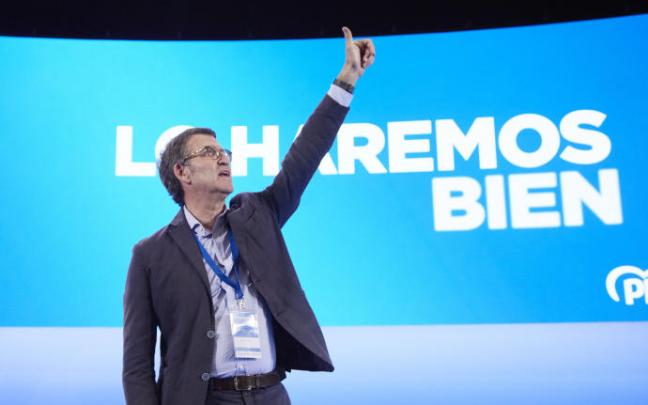 Alberto Núñez Feijóo, nuevo presidente del PP. Alberto Núñez Feijóo, nuevo presidente del PP.