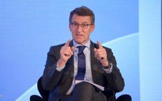El presidente del Partido Popular, Alberto Núñez Feijóo