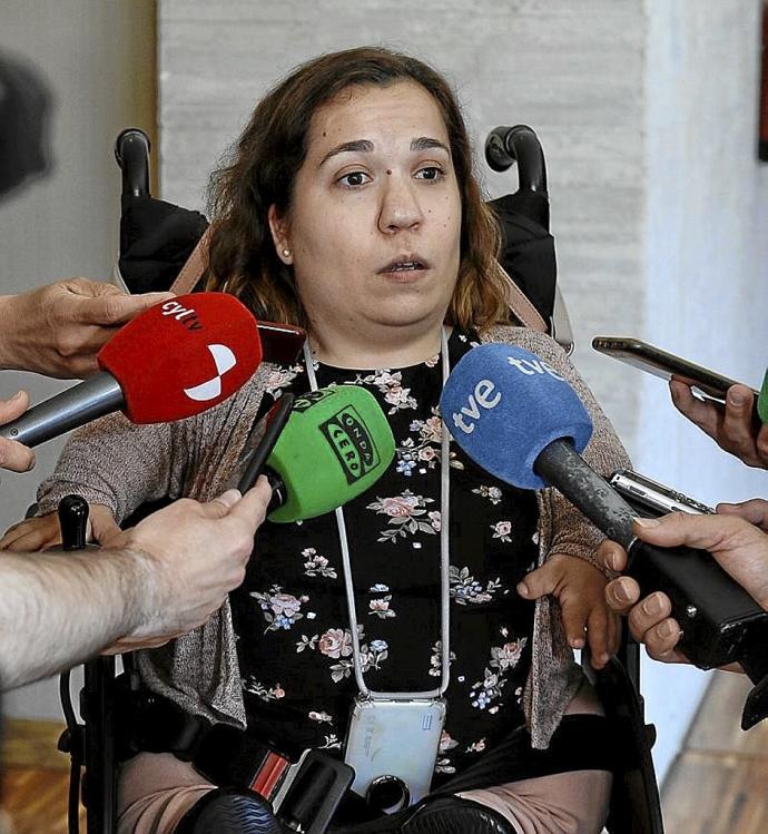 La procuradora del PSOE por Burgos, Noelia Frutos. Fotos: Efe