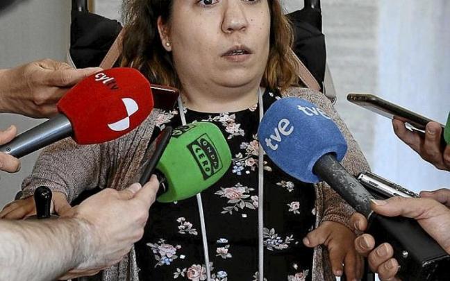 La procuradora del PSOE por Burgos, Noelia Frutos. Fotos: Efe