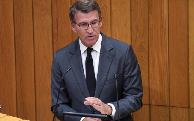 Feijóo, en el debate del estado de la autonomía.