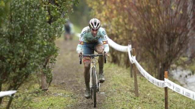 Felipe Orts se impuso en la edición de 2019 del ciclocross de Igorre.