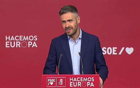 El portavoz de la Ejecutiva del PSOE, Felipe Sicilia. El portavoz de la Ejecutiva del PSOE, Felipe Sicilia.