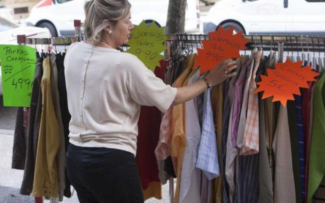 Feria de rebajas de la calle Gorbea.