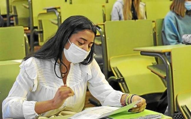 Prueba de la selectividad. Foto: Oskar González