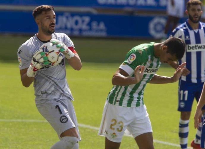 Fernando Pacheco, durante un partido de esta temporada