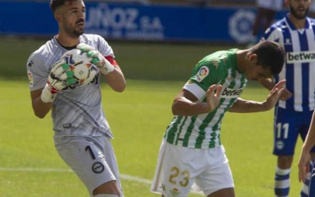 Fernando Pacheco, durante un partido de esta temporada