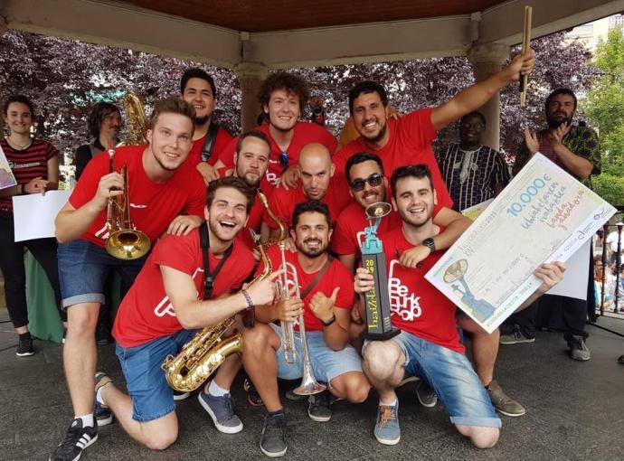 Ganadores del festival del pasado 2019, última edición que pudo celebrarse en la calle.