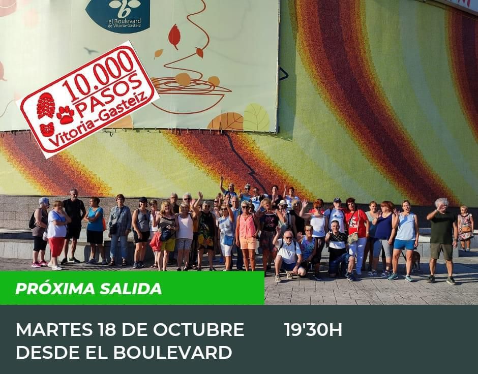 Nueva quedada del grupo 10.000 pasos de Vitoria.