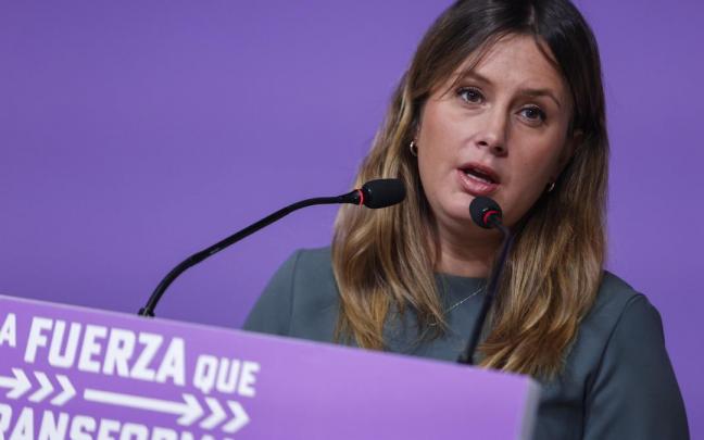 La portavoz de Podemos Alejandra Jacinto.