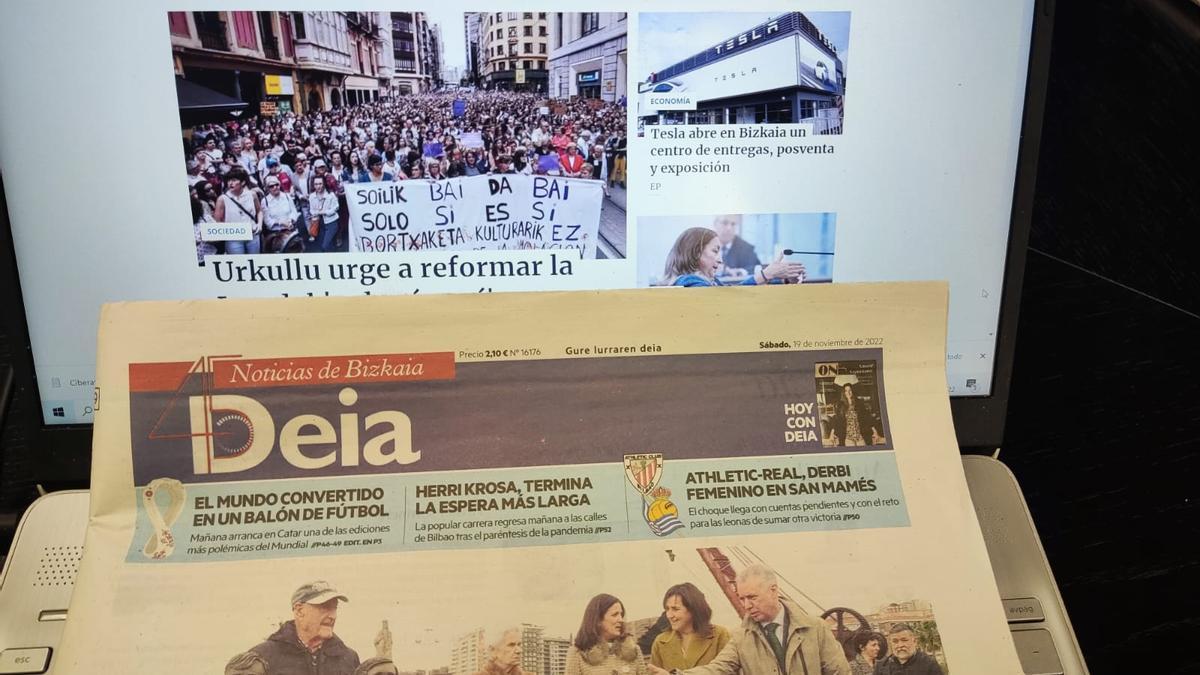 DEIA mantiene su compromiso diario con sus lectores en el kiosco y en su página web