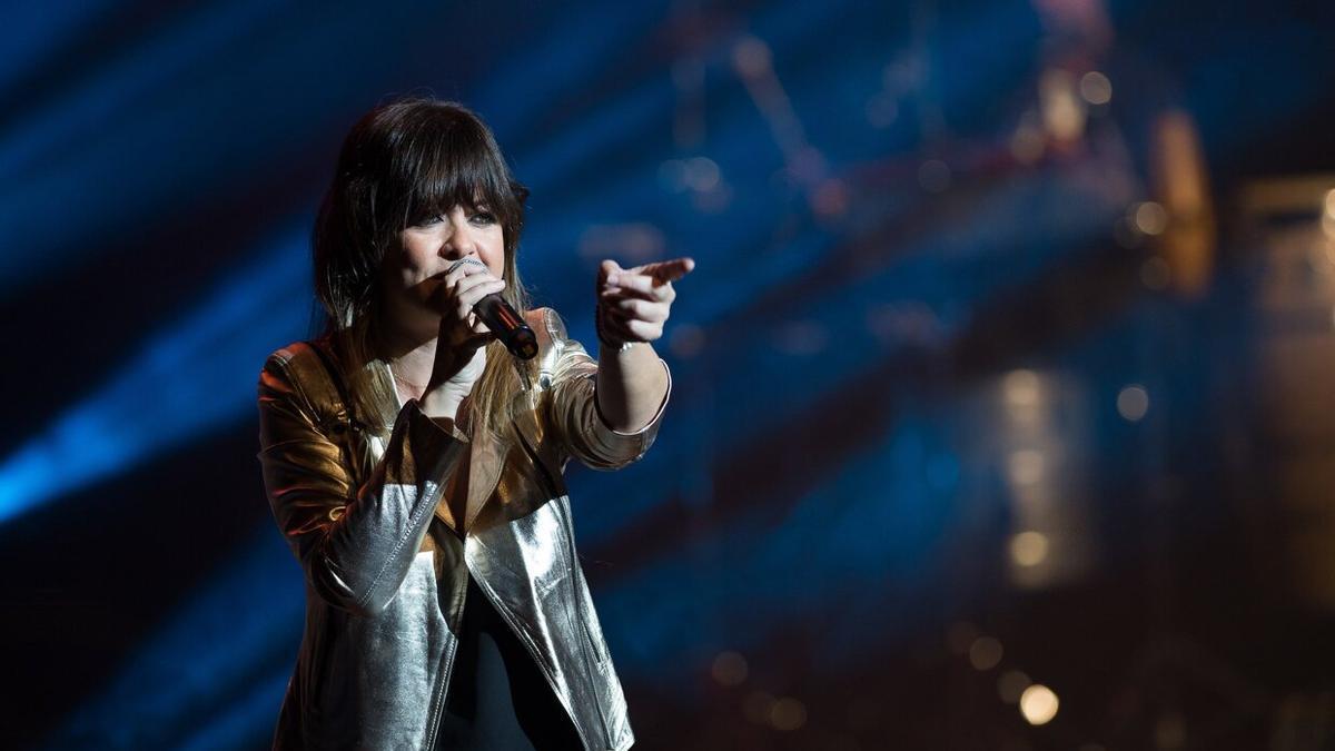 Vanesa Martín, en su concierto de 2018 en Baluarte.