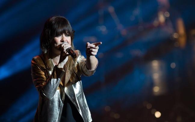 Vanesa Martín, en su concierto de 2018 en Baluarte. Vanesa Martín, en su concierto de 2018 en Baluarte.