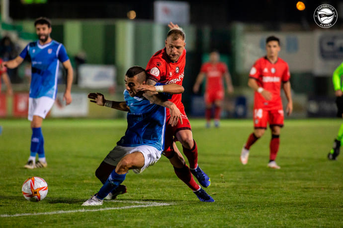 Guidetti fue el autor del primer tanto del Alavés.