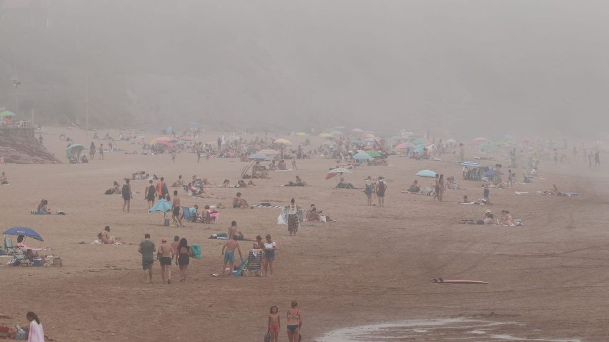 Ayer lunes 18 de julio la galerna baj&oacute; las temperaturas hasta 10 grados en Bizkaia