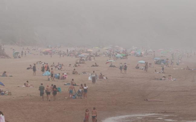 Ayer lunes 18 de julio la galerna baj&oacute; las temperaturas hasta 10 grados en Bizkaia