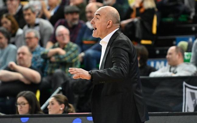 El entrenador del Bilbao Basket, Jaume Ponsarnau, El entrenador del Bilbao Basket, Jaume Ponsarnau,