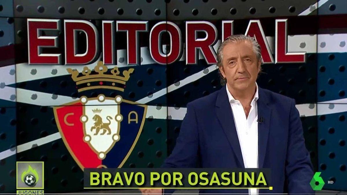 Imagen de la intervenci&oacute;n de Josep Pedrerol sobre Osasuna