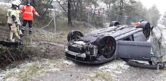 Accidente de tráfico en la A-1 Km 381.