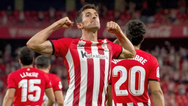Dani Vivian celebra el gol que firmó ante el Mallorca. Dani Vivian celebra el gol que firmó ante el Mallorca.