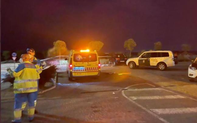 Guardia Civil y sanitarios del Summa 112, en el lugar de los hechos