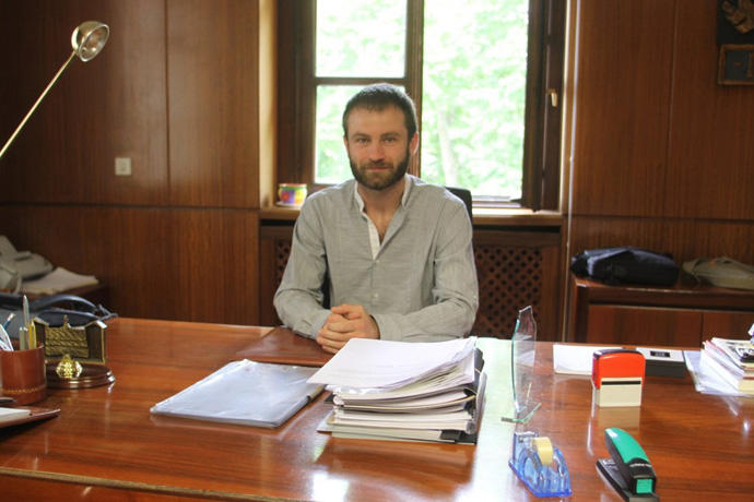 Koldo Leoz, alcalde de Estella-Lizarra.