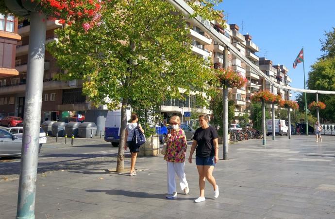 Getxo deberá esperar hasta el año que viene para celebrar las fiestas de Las Mercedes. En la imagen, plaza de la Estación de Las Arenas